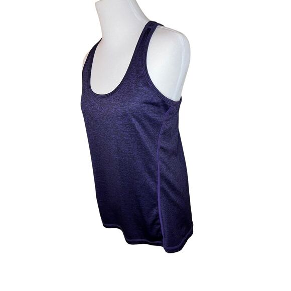 Icyzone Racerback Purple Athletic Running Medium Tank Top Shirt - Picture 2 of 6